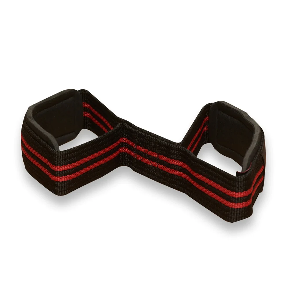 Superior Quality Neoprene Cotton Figure 8 Gym Workout Straps Hot Selling Power Lifting Straps Fitness Training Very Reasonable