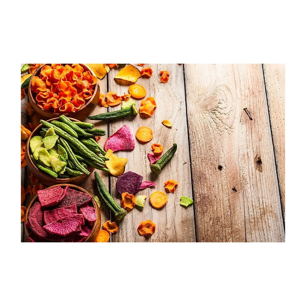 Automatic dried fruit and vegetable production line dehydrated dry fruits vegetables chips dice drying processing