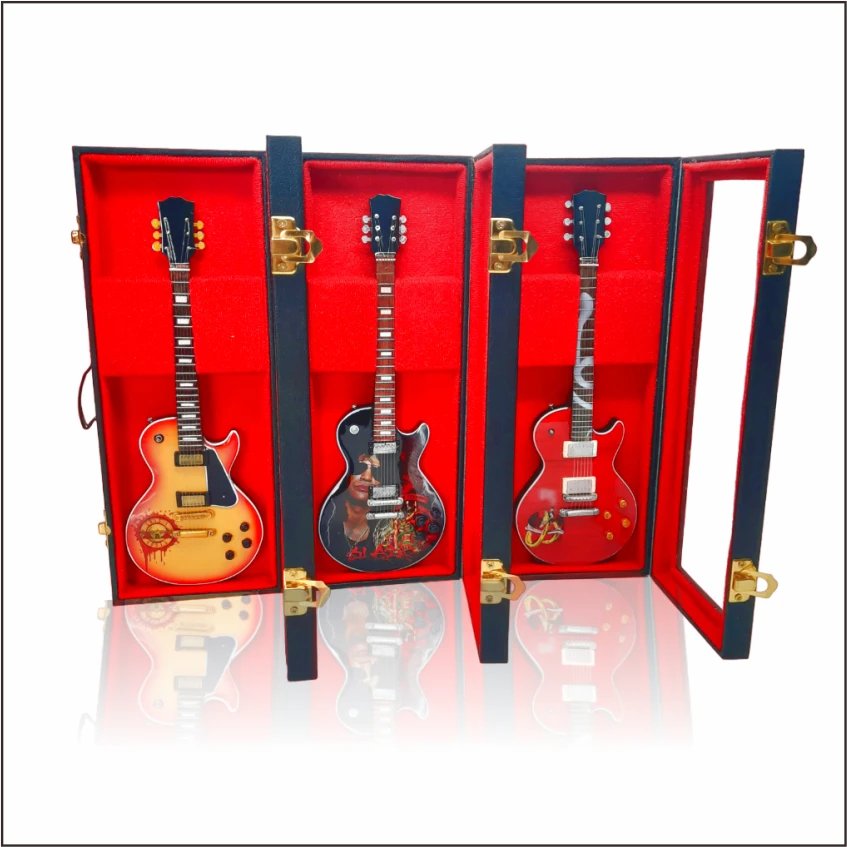 Mini Guitar Replica Famous Band in the World with GNR Tribute Merchandise
