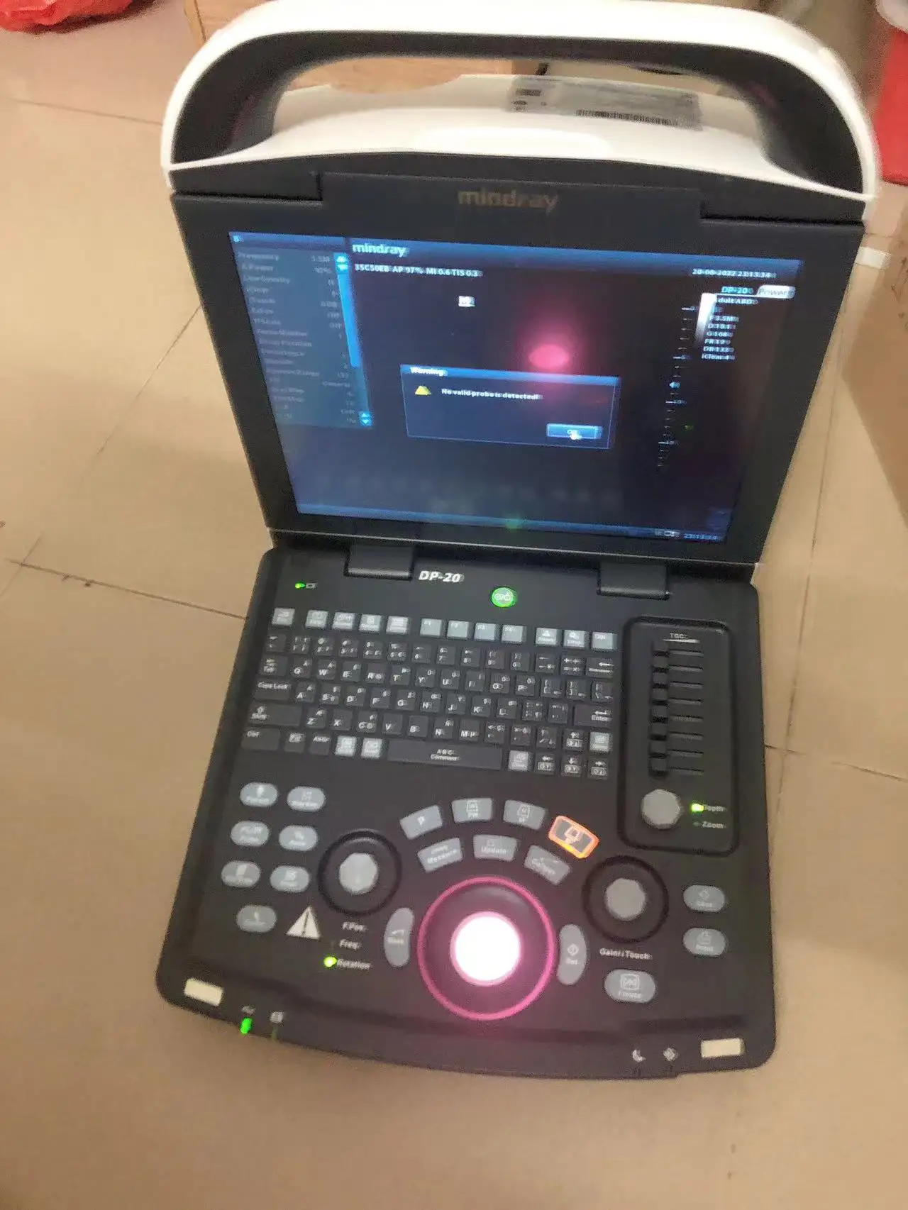 Used Mindray Digital Ultrasonic Diagnostic Imaging System DP-20 Ultrasound Machine for Human