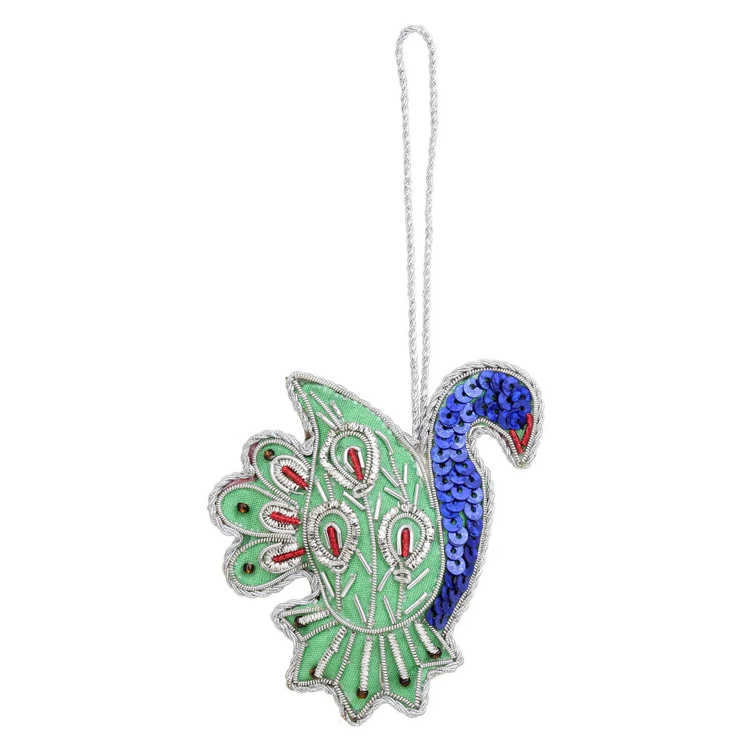 Handmade Handcrafted Embroidered Beaded Velvet satin Christmas Decorations Cross Santa  Socks   Black Horse Elephant  Customized