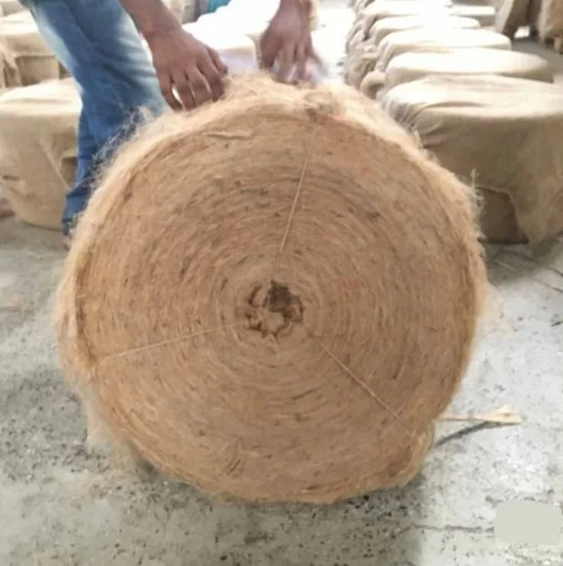 Standard Quality Sliver Raw Jute Roll Factory Direct Supply New Products Biodegradable Nonwoven Felt Making Sliver Roll Jute