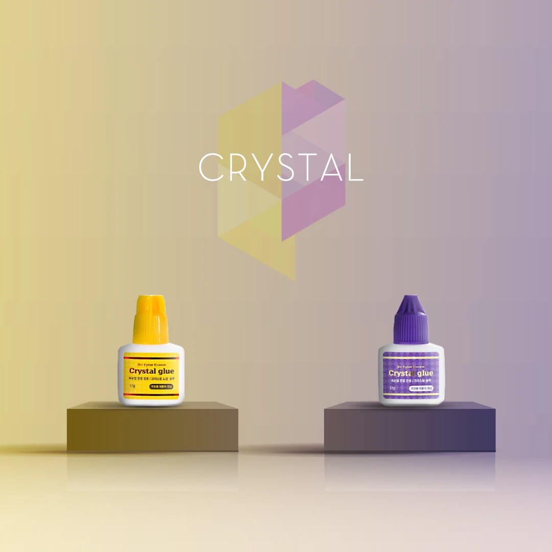 Crystal glue - Silk eyelash adhesive korea eyelash extension glue eyelash 5g 10g Manufacturer daejin global lash glue