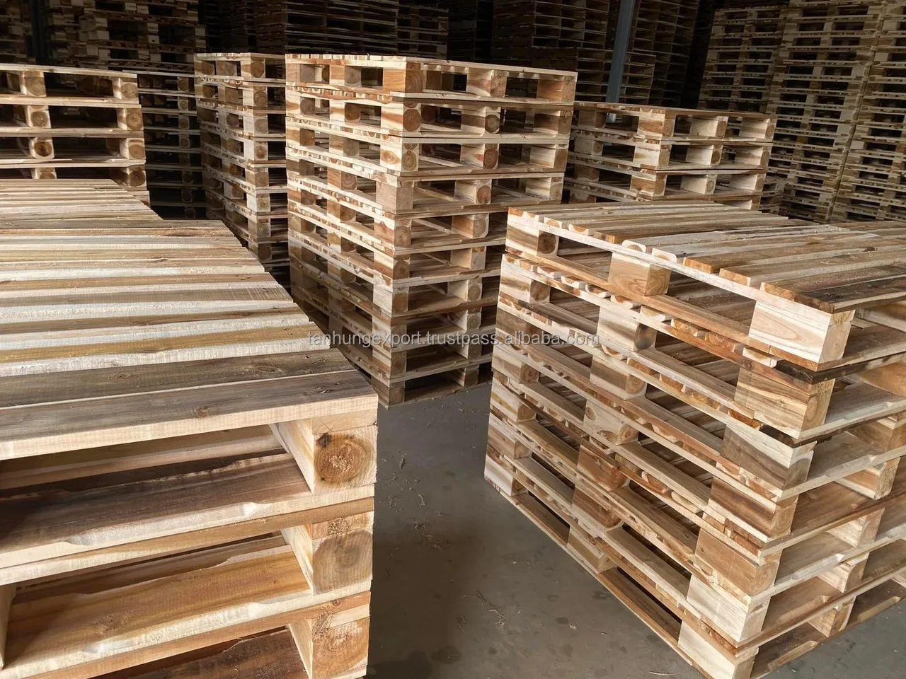 Fresh Acacia Pallets Timber FOR Korea Market