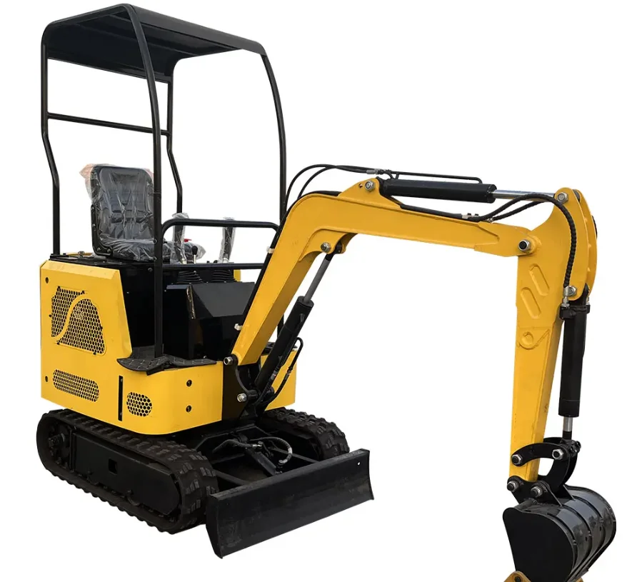 Mini Small Micro Crawler Bagger Digger Excavators Machine 2t 0.8 1.2 1.5 2 Ton 1Ton Mini Excavator
