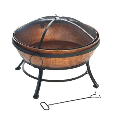 Fire Pit Outdoor Home Garden Backyard Firepit Bowl Fireplace