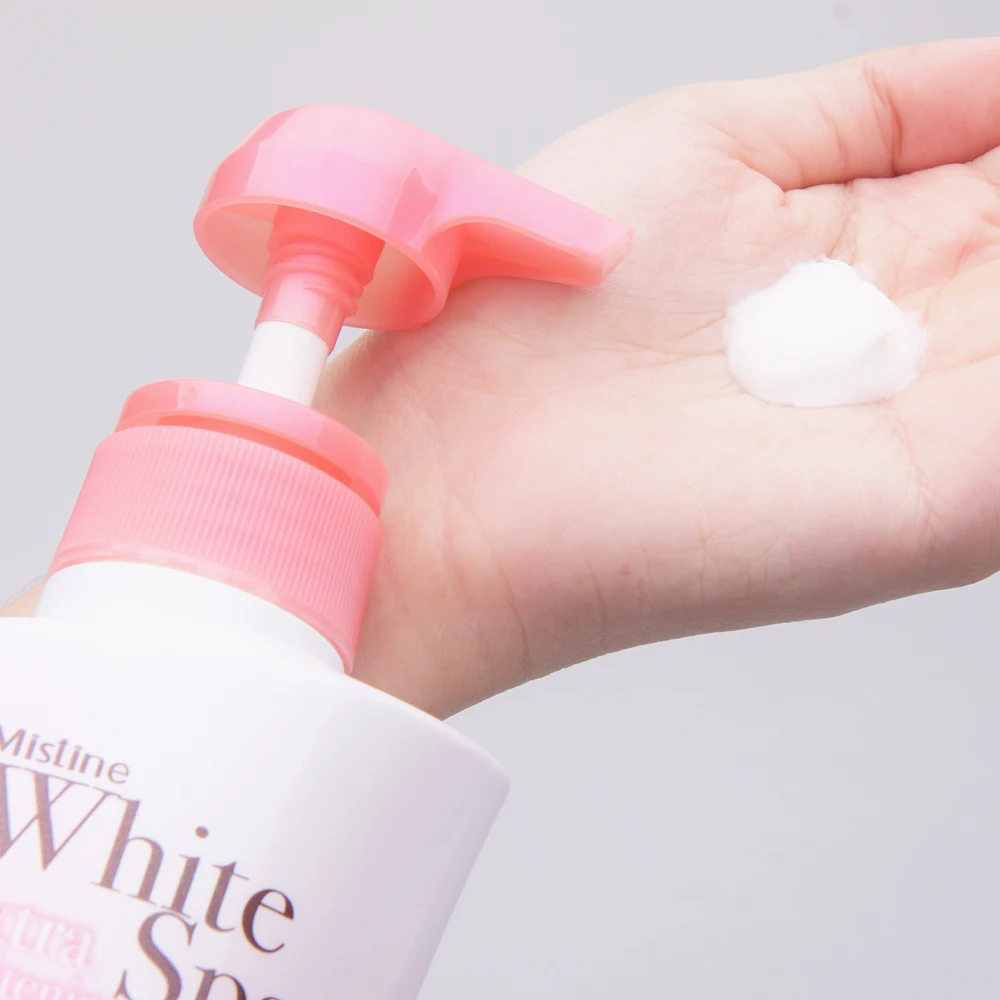 MISTINE WHITE SPA EXTRA WHITENING LOTION 400ML in Shines Hydration Radiant Skin Glow Whitening Moisturizer Thai Lotion Cosmetic