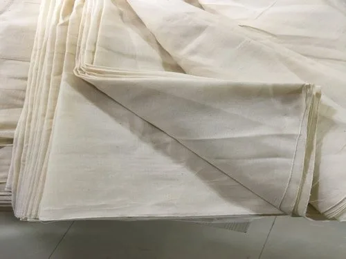 Greige Fabric 100% Cotton 76*68 32*32 Yarn Count 118 GSM for Home & Institutional Products