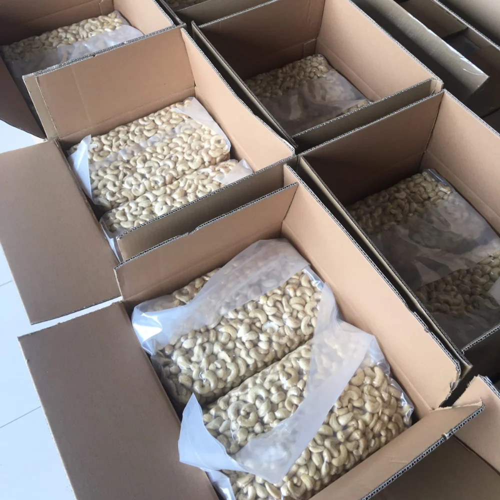 Hot Sale Customized Cutting Size Kaju Nuts From Vietnam Roasted Raw W180/W320/W240 Grade Cashew Nuts Dried Fruit AFI Certified