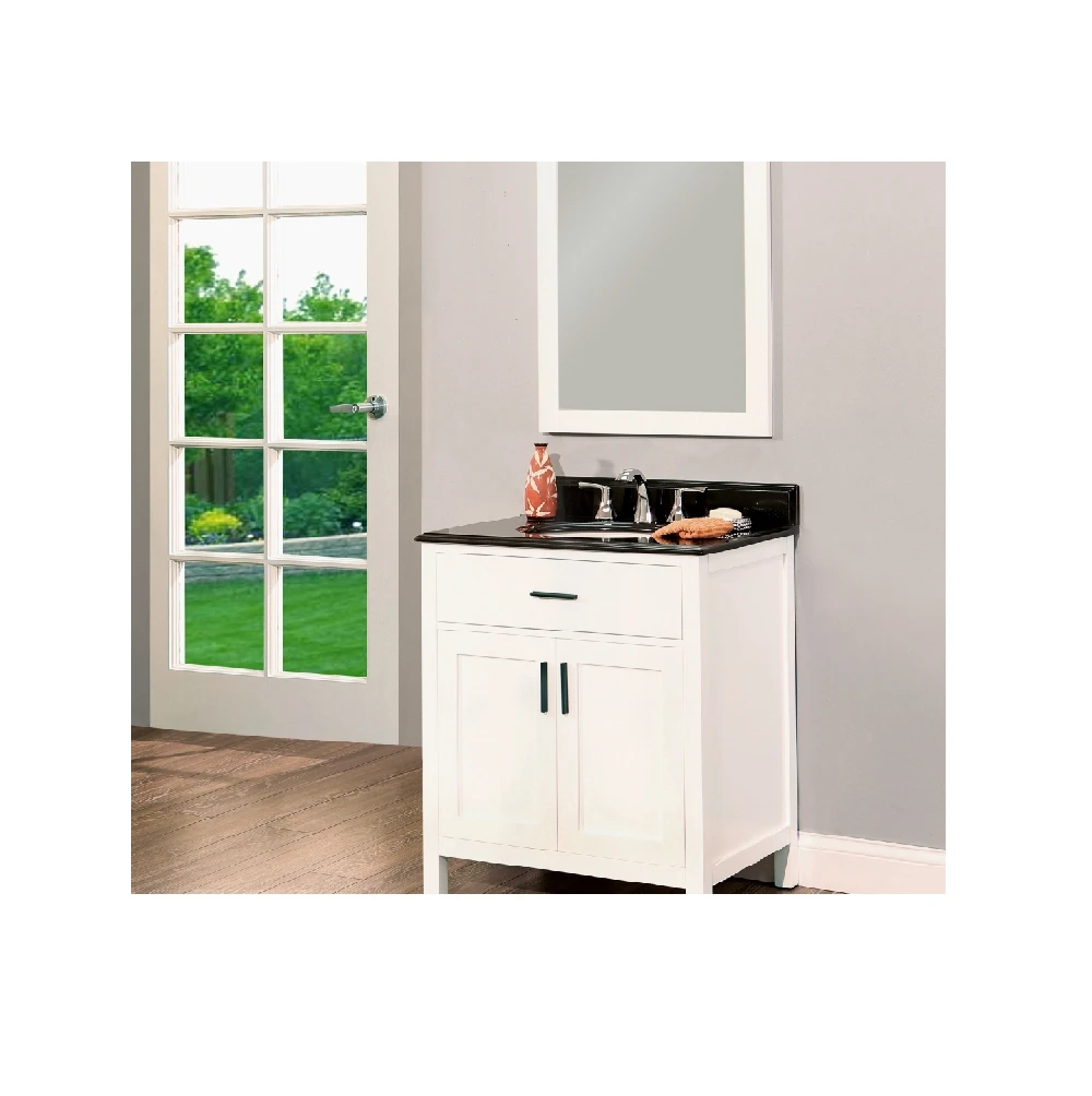 Kitchen or Vanity Bathroom vanities cabinets - Arezzo Collection - White Color - Whosale in bulk from Vietnam
