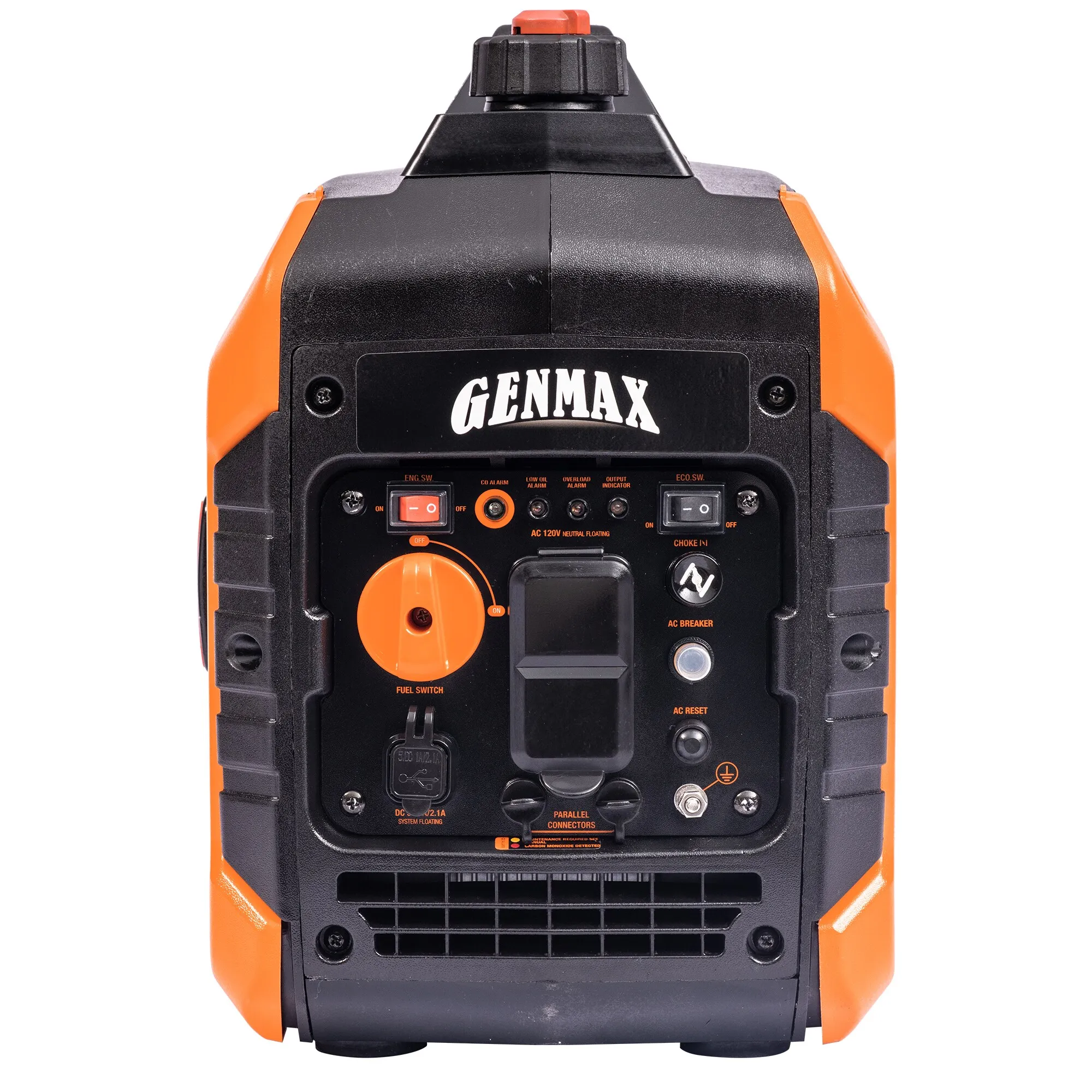 High Quality New Arrival GENMAXS Portable Inverter Generator, 7250W Super Quiet Dual Fuel Portable Engine Remote/Electric Start