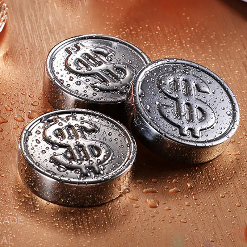 Coin Freezer Round Shape Production Line Stainless Steel Stones Reusable Whiskey Cube Ice