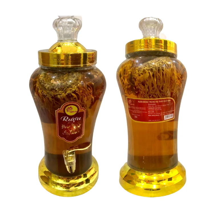 Бутылка для вина Cordyceps 3 л по хорошей цене роскошное использование питья ISO Упаковка в стеклянную бутылку сделано во