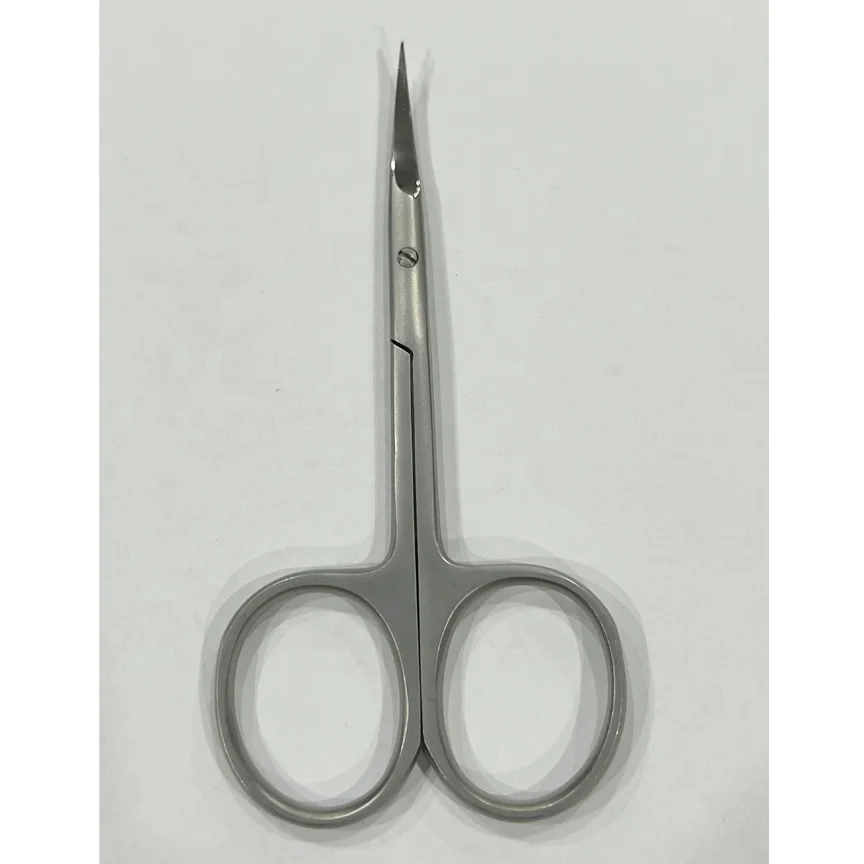 Изогнутые Ножницы для маникюра, ножницы для кутикулы, профессиональные точечные ножницы