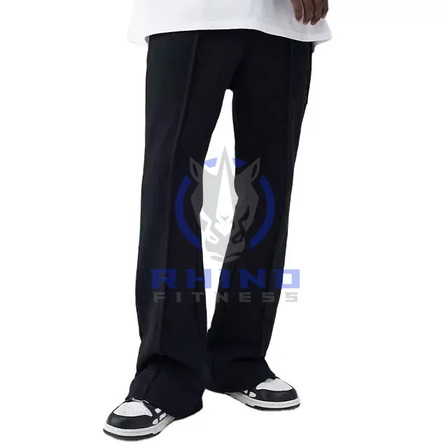 Модные мужские Штаны для спортзала облегающие штаны бега расклешенные