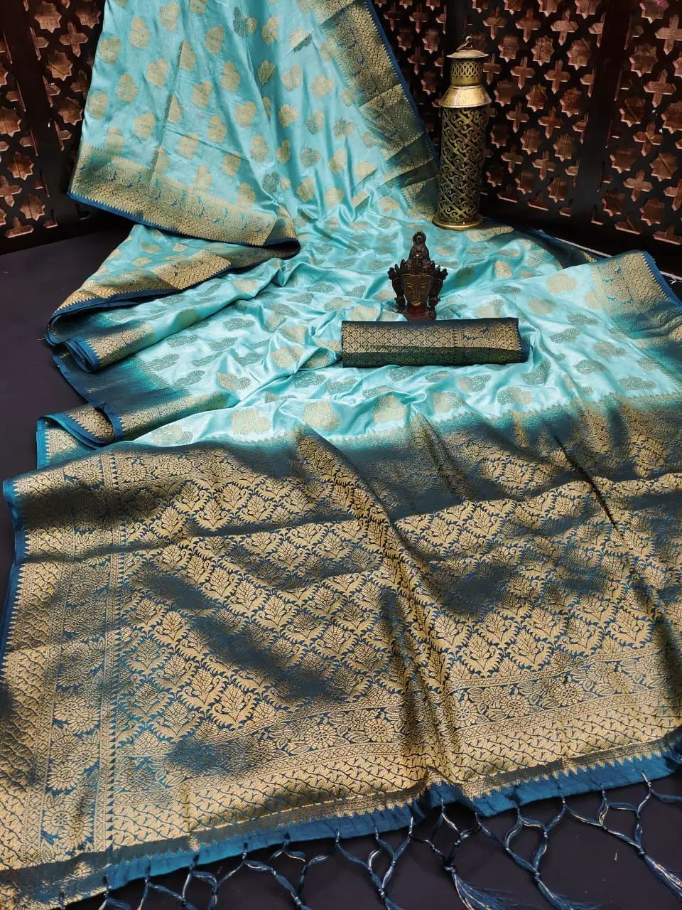 dola silk jacquard saree with blouse women wear ladies party festival daily wear soft cotton silk sari wholesale low price