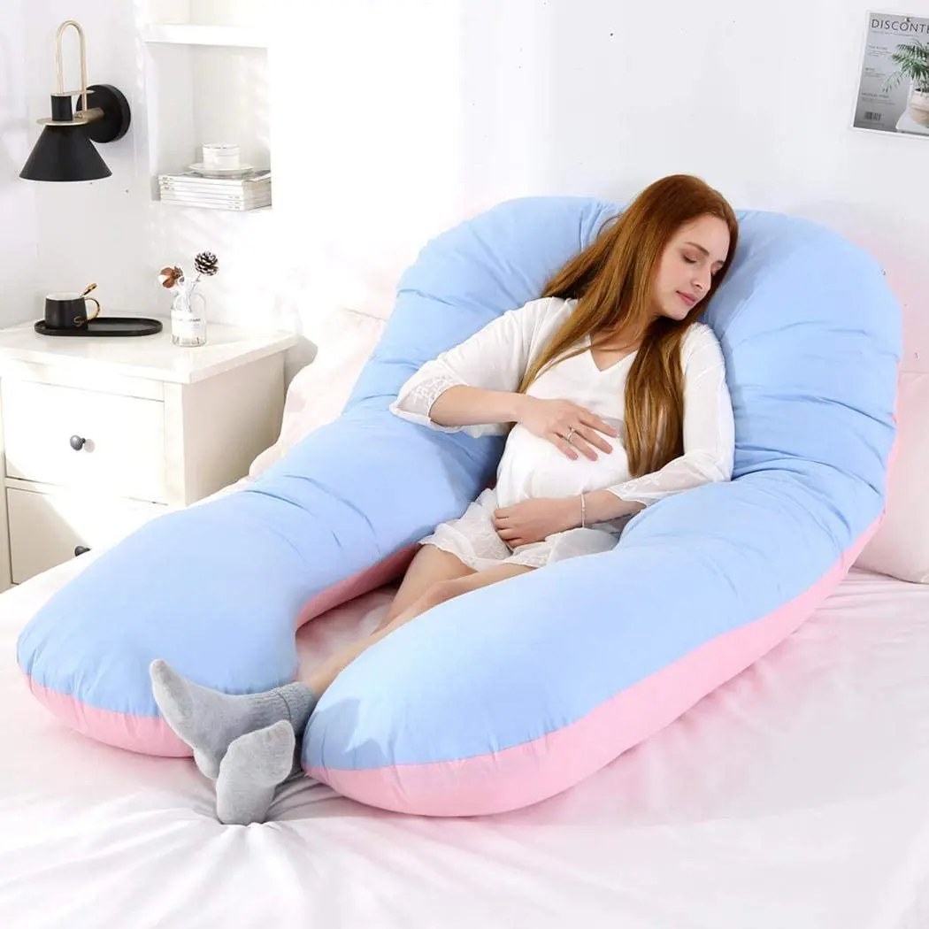 Multi-color Pregnancy Pillow U Shape Pillow for Pregnancy, U Shaped Maternity Pregnancy Body Pillow With Zipper