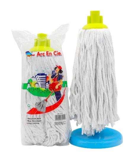Good Cleaning Effect Household Microfiber Cotton Round Wet Mop Head Floor Cleaning Mops 270g