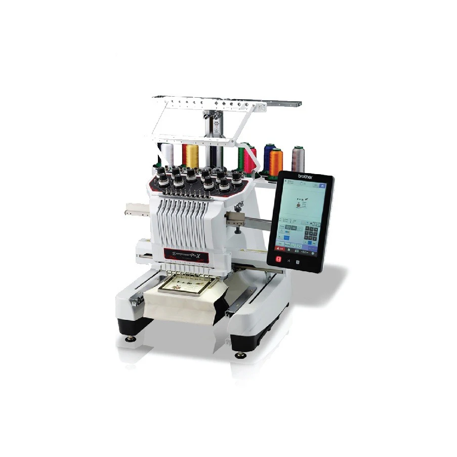 100% Original Entrepreneur Pro X PR1050X Embroidery Machine with Hat Hoops 12 Needles 8 Heads 6 Heads Essential Motor Home Use