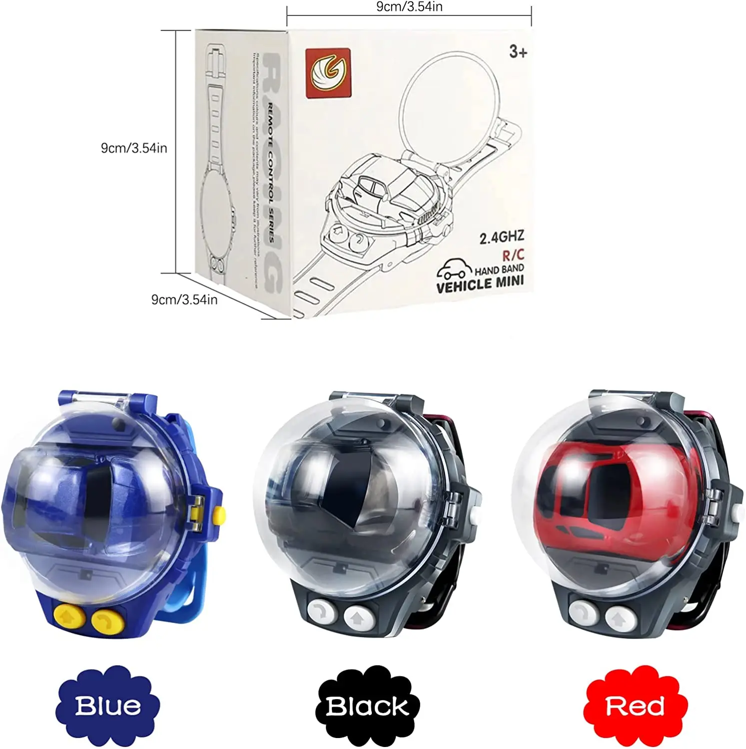 Kids Rechargeable Rc Mini Alloy Vehicle 2022 New Arrival Watch Remote Control Car Toy