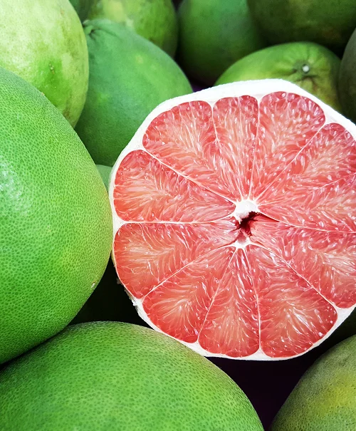 Brix 10 - 13%  Fresh Citrus Fruit Green skin pomelo grapefruit With pink flesh From Vietnam cheap