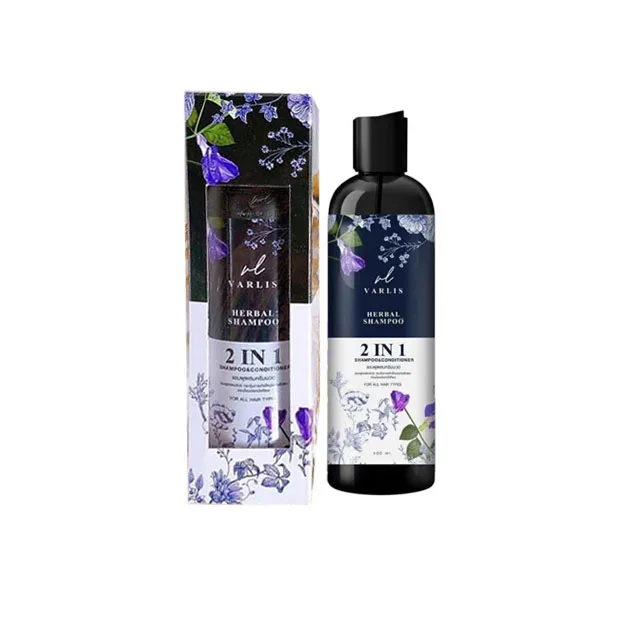Herbal Shampoo 2 In 1 Reduce Hair Fall Nourish The Hair, Scalp Mixed Butterfly Pea And Other Useful Herbs