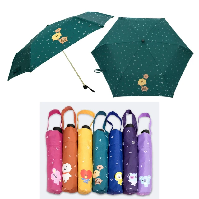 Bts BT21 Character Universe Ultra Light Non-Automatic Umbrella kpop fan promotion store for kpop Korean musician goods handy