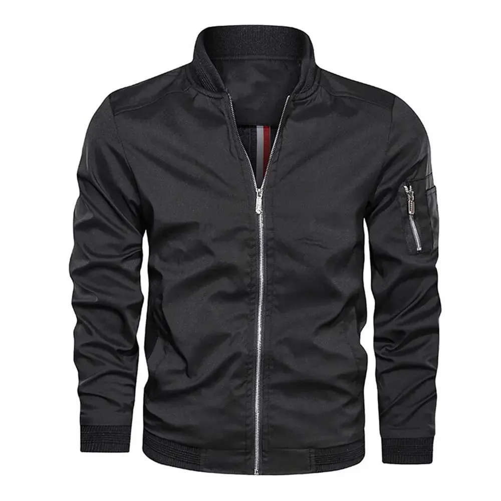 2024 Lightweight Outdoor Wear Bomber Jacket Customized Design Men Bomber Jacket Latest Price Men Bomber Jacket