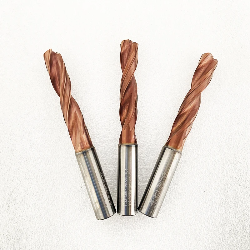 FULLOVE Customized CNC Tools Carbide Drills For Hardened Steels