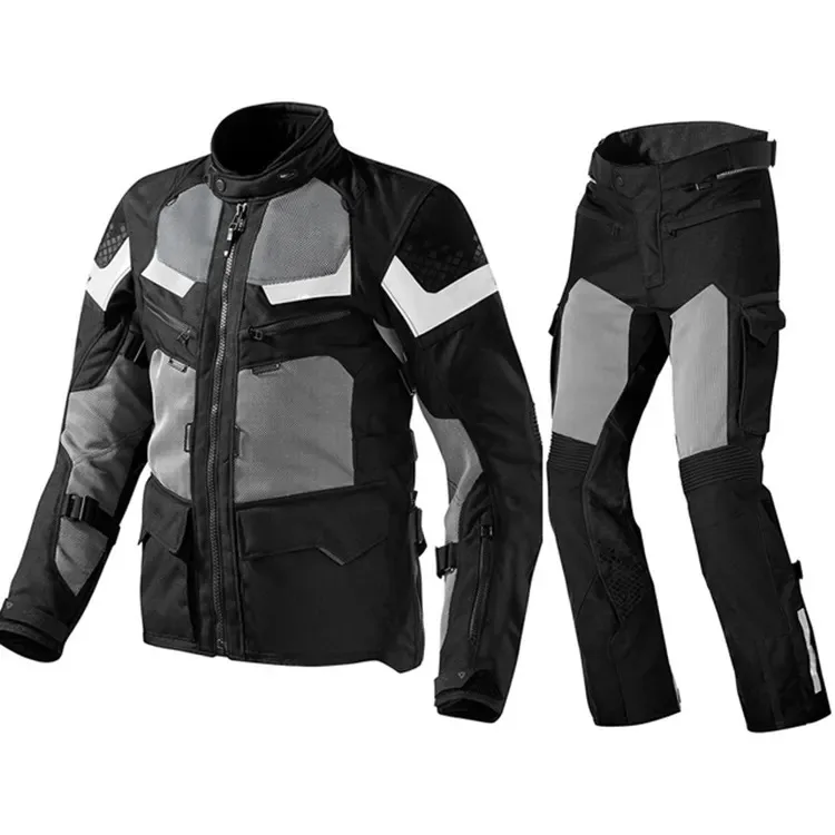 Waterproof Motorbike Textile Motorcycle Racing Suit for Riders Windproof Sport Bike Riding Wear Suit