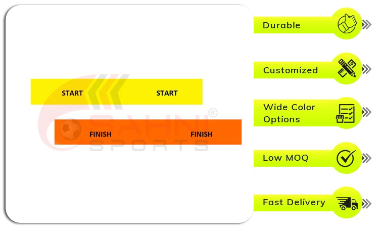 High Quality Kids Play Education and Learning Toys Flexible Poly Strips Start/ Finish Line for Class & Group Activities