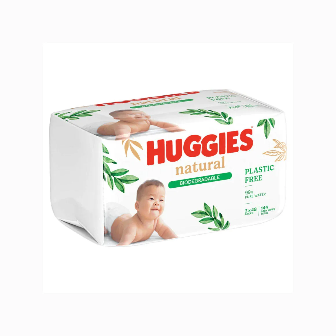 HUGGIES BABY WIPES PURE 56 PC BASIC