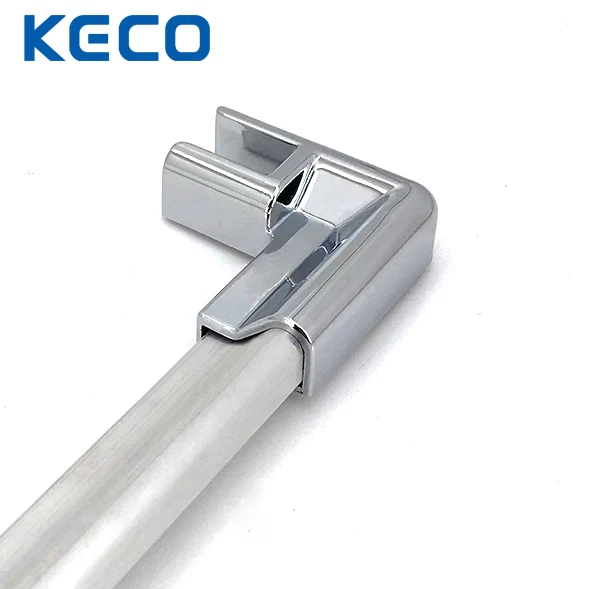 KECO New Style Left / Right Connector Shower Door Aluminium Profile Corner Joint Plastic
