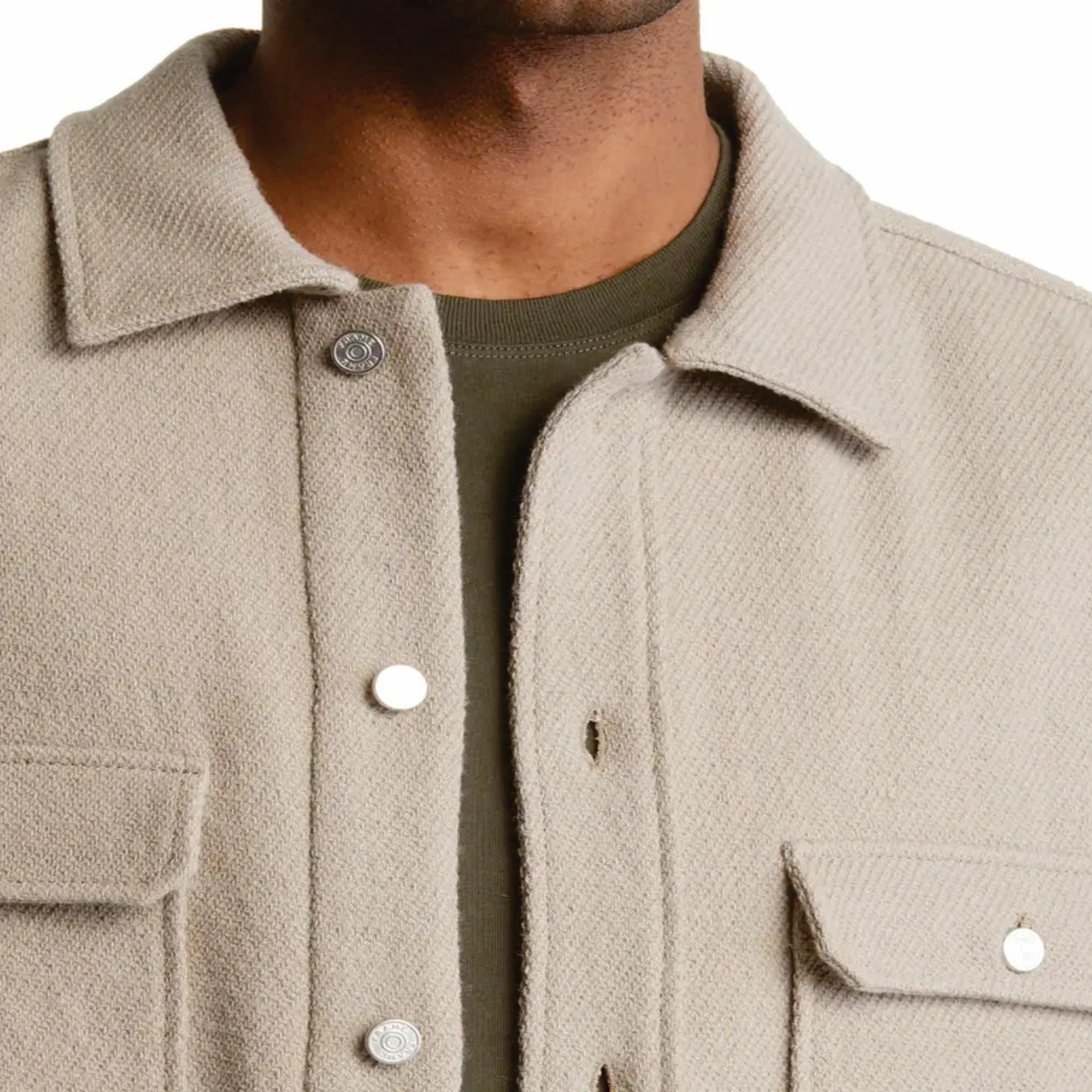 Custom Classic Comfortable Sherpa Lined Plaid Pattern Jacket Men Lapel Collar Clothing Shirt Jacket