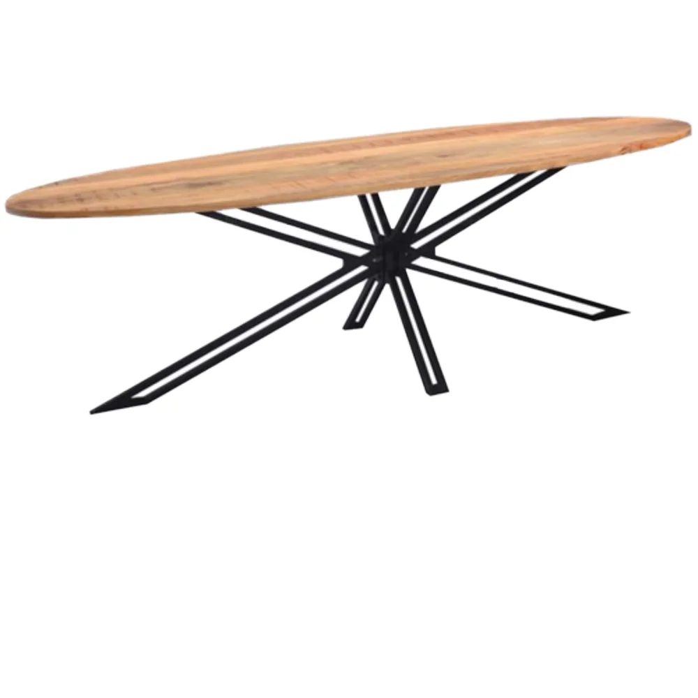 2024 промышленные столы из массива дерева металлические ножки наборы для столовой гостиной ресторанной мебели уличного