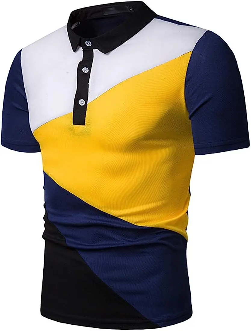 High Quality Summer Mens Short Sleeve Casual Printing Design Logo T-shirt High Quality Golf Polo T Shirts