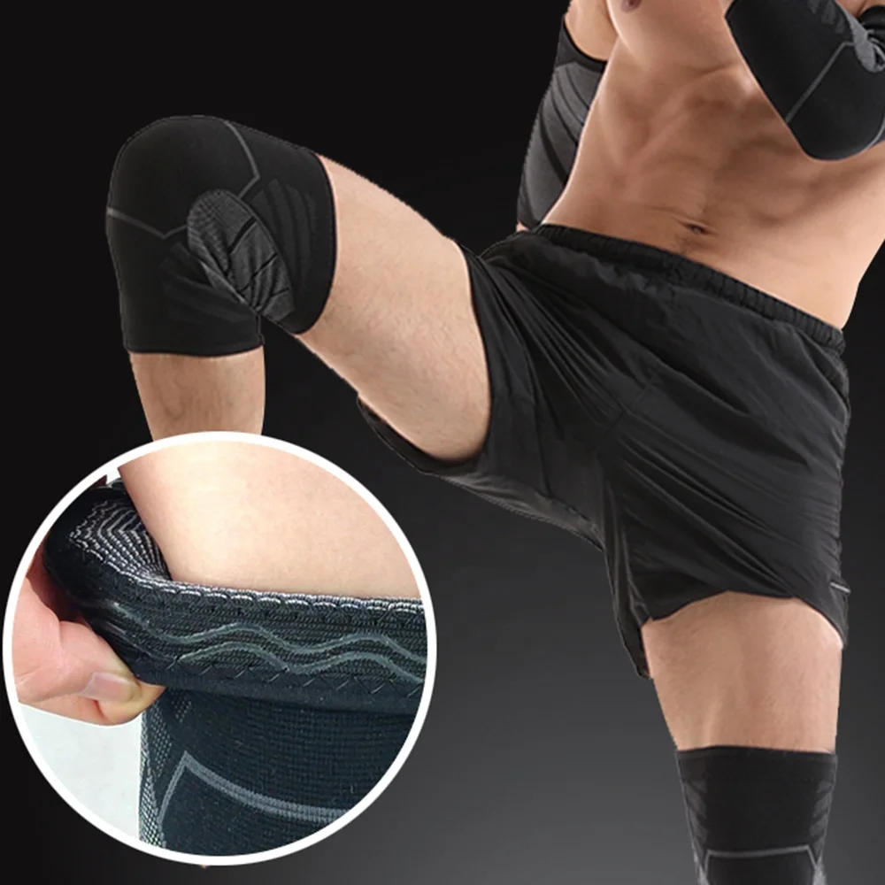 Factory Direct Supply Sports Safety Knee Brace Custom Outdoor Sports Knee Pad Compression Knee Support Sleeve Competitive Price