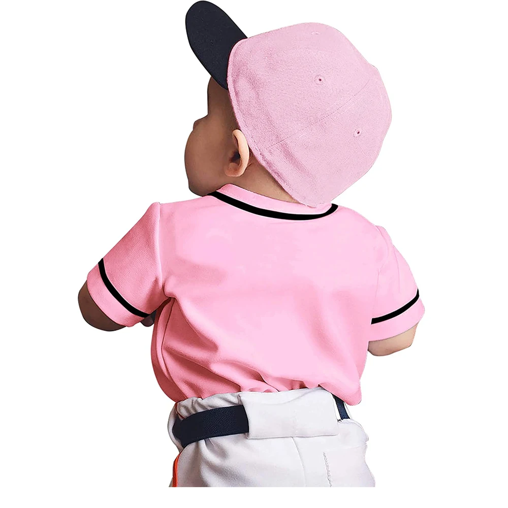 Baseball Boys and Toddler Embroidered Graphic Short Sleeve Sportswear T-Shirts Kids Baseball and Softball Jersey