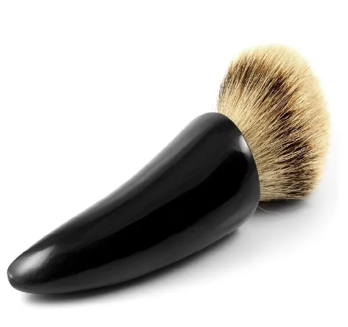 Modern design Buffalo horn handle brush man shaving brush Horn Brush at cheap price BY N M CRAFT