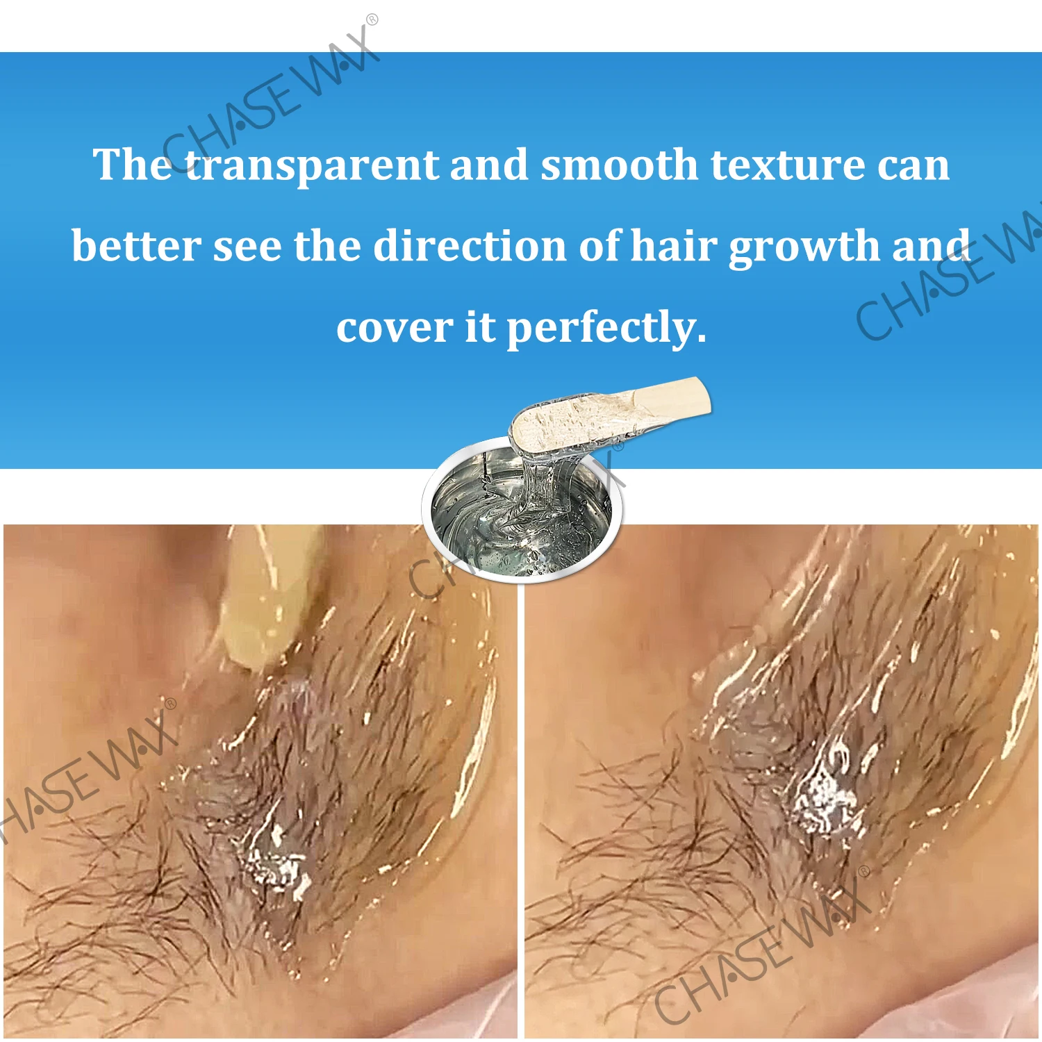 Chase Wax 10 LBS Coconut Transparent Microcrystalline Hair Removal Clear Hard Wax Beads For Wholesale Bulk Order