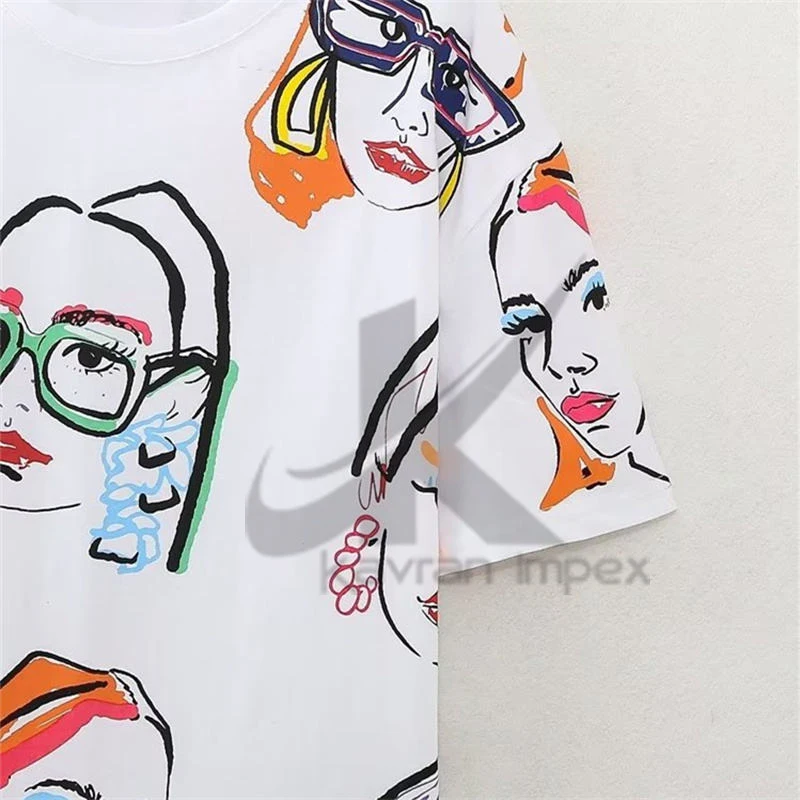 Custom Womens Embroidery T-Shirts - Fashionable, Comfortable Design with Custom Embroidery