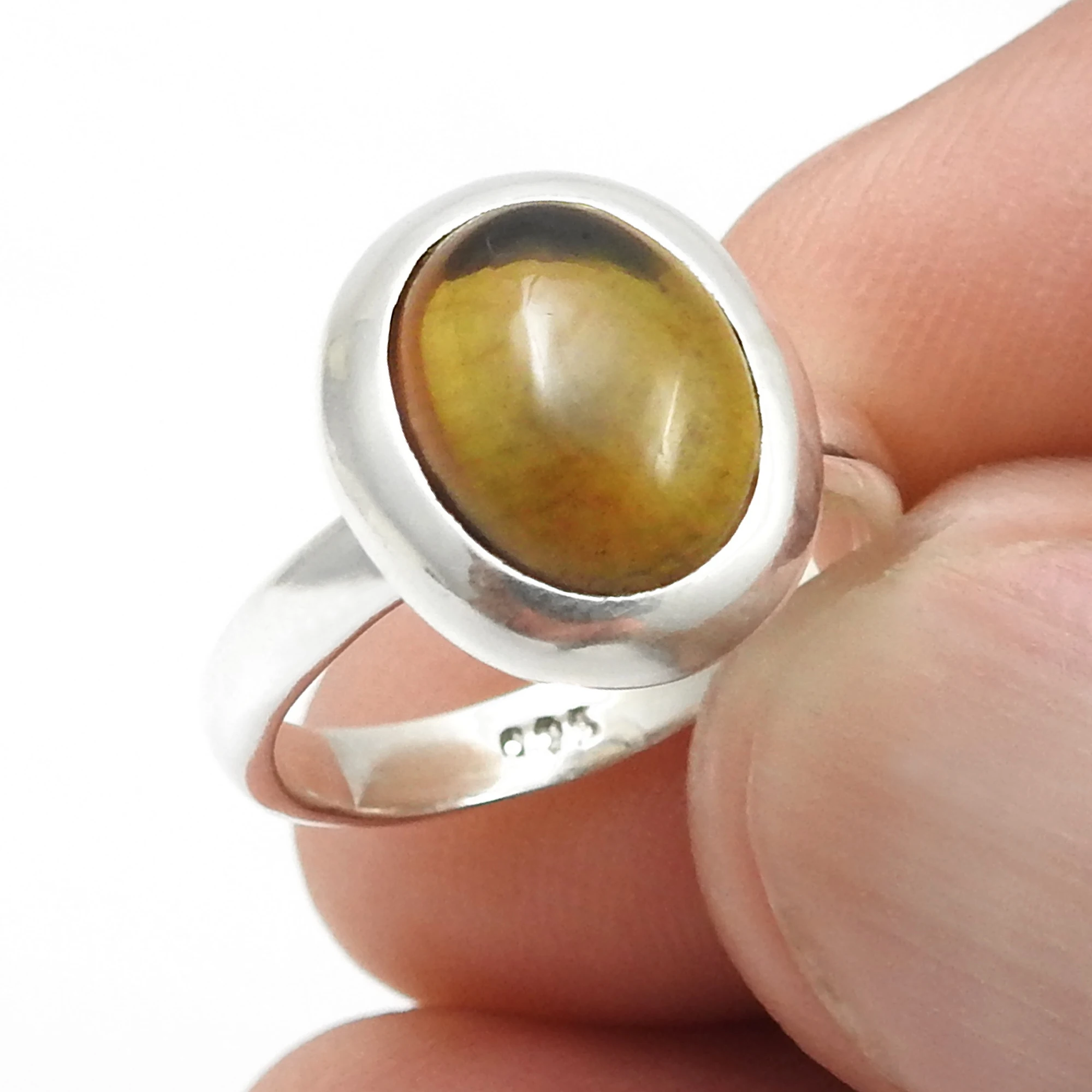 Unique Design 925 Sterling Silver Birthstone Rings Original Black Opal Gemstone Hand Crafted Bezel Set Fine Rings for Her Bulk