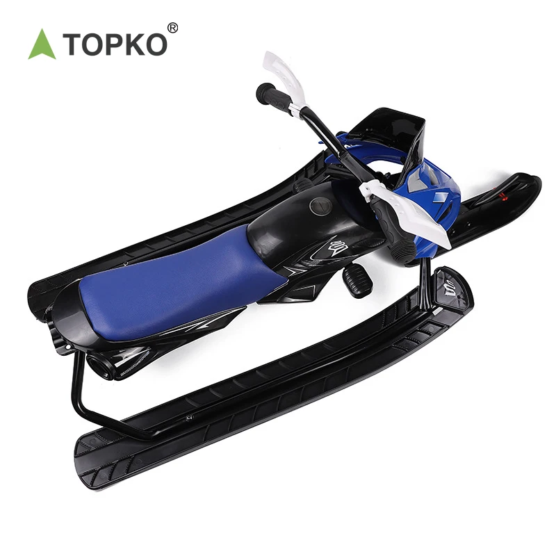 Детский Забавный Снежный Лыжный велосипед сани скутер снежный гоночный для детей прочная стальная труба снегоход