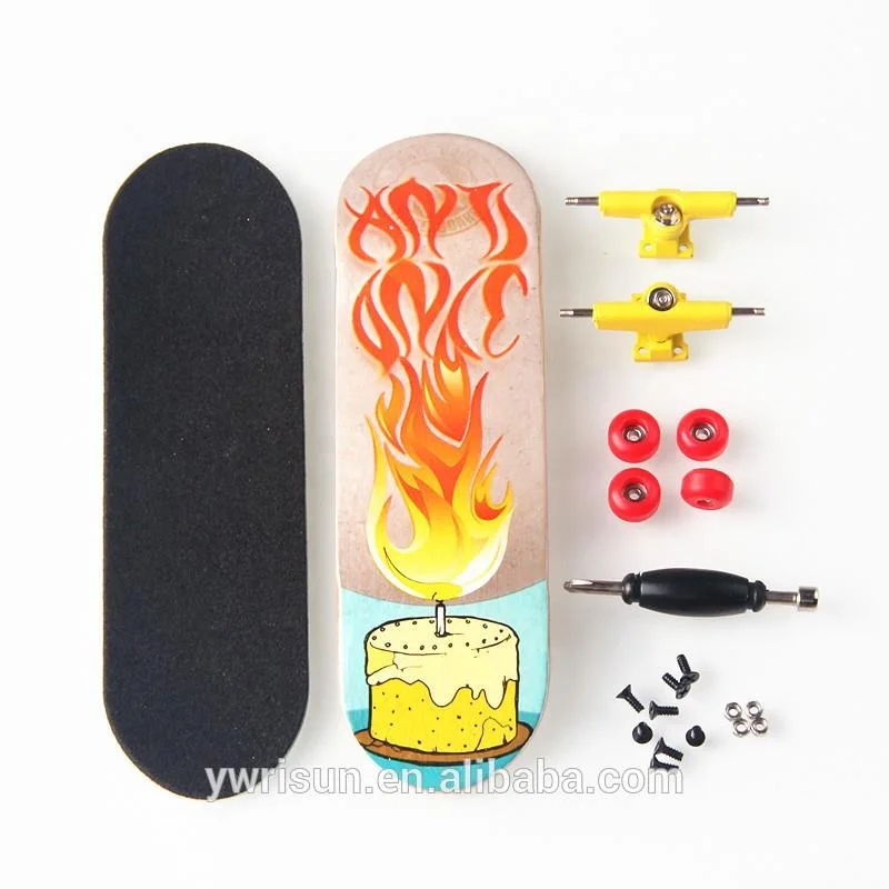 Complete 5 ply maple mini finger skateboard fingerboard tech deck  finger scooter
