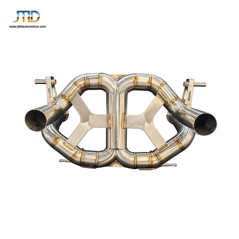 JTLD Factory Direct Sales Stainless Steel Straight Pipe Exhaust System Catback For Lamborghini SVJ