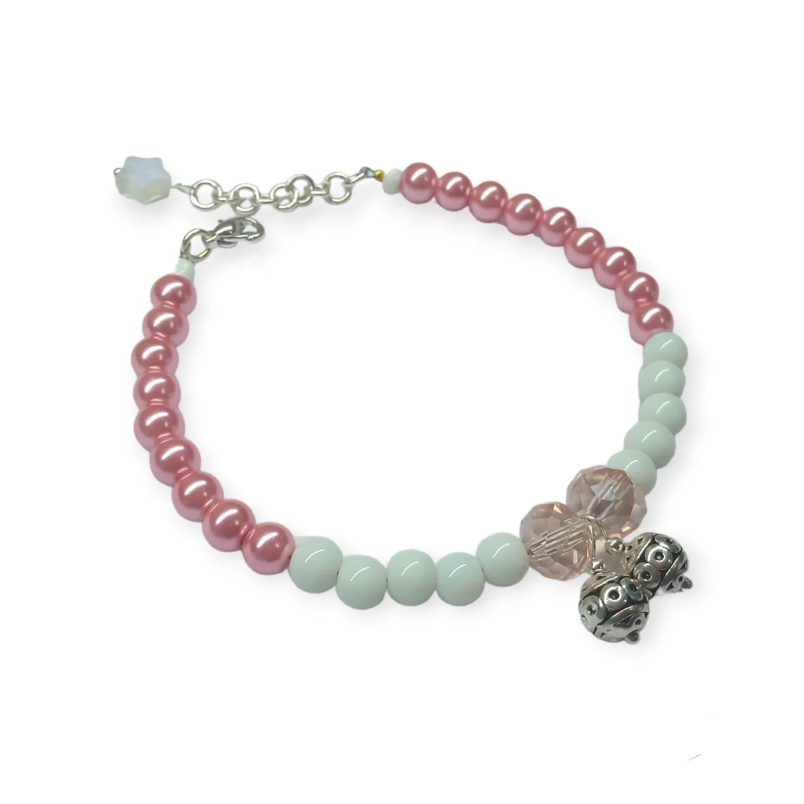 BRB-021-Beads Bracelet Set Gold Plated Adjustable Crown Woman for Women Custom Logo and Gift Crystal Beads Jewelry Accessories