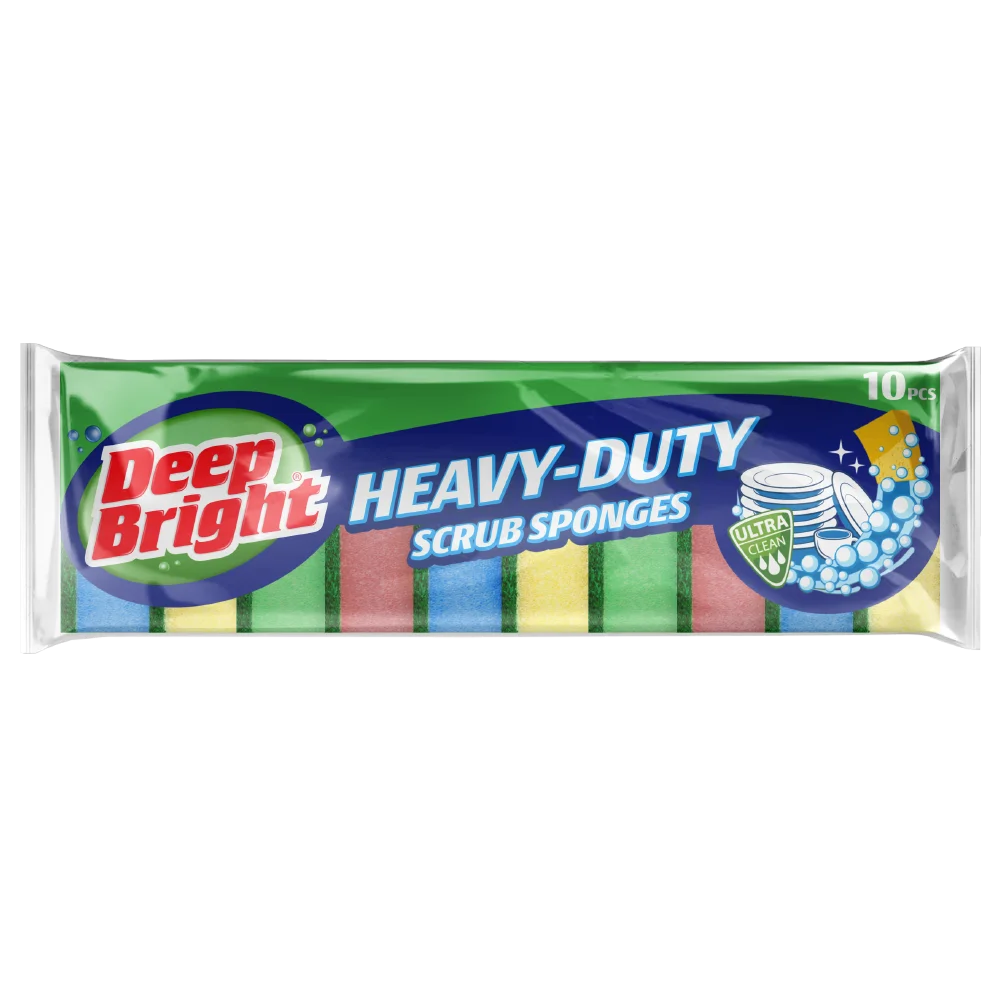 DEEP BRIGHT ECO SPONGE SCOURER 10S TURKEY