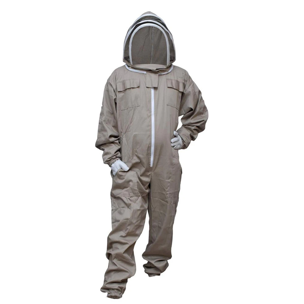 2024 Bee Suit for Men Sting Proof Made from 100% Thick Cotton for Professional Beekeepers with Veil (3XL) for beekeepers