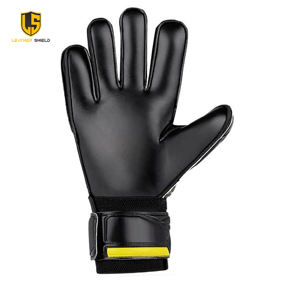 leathershield Goalkeeper Gloves Wholesale Set Of Shin Pad And Soccer Sports Latex material