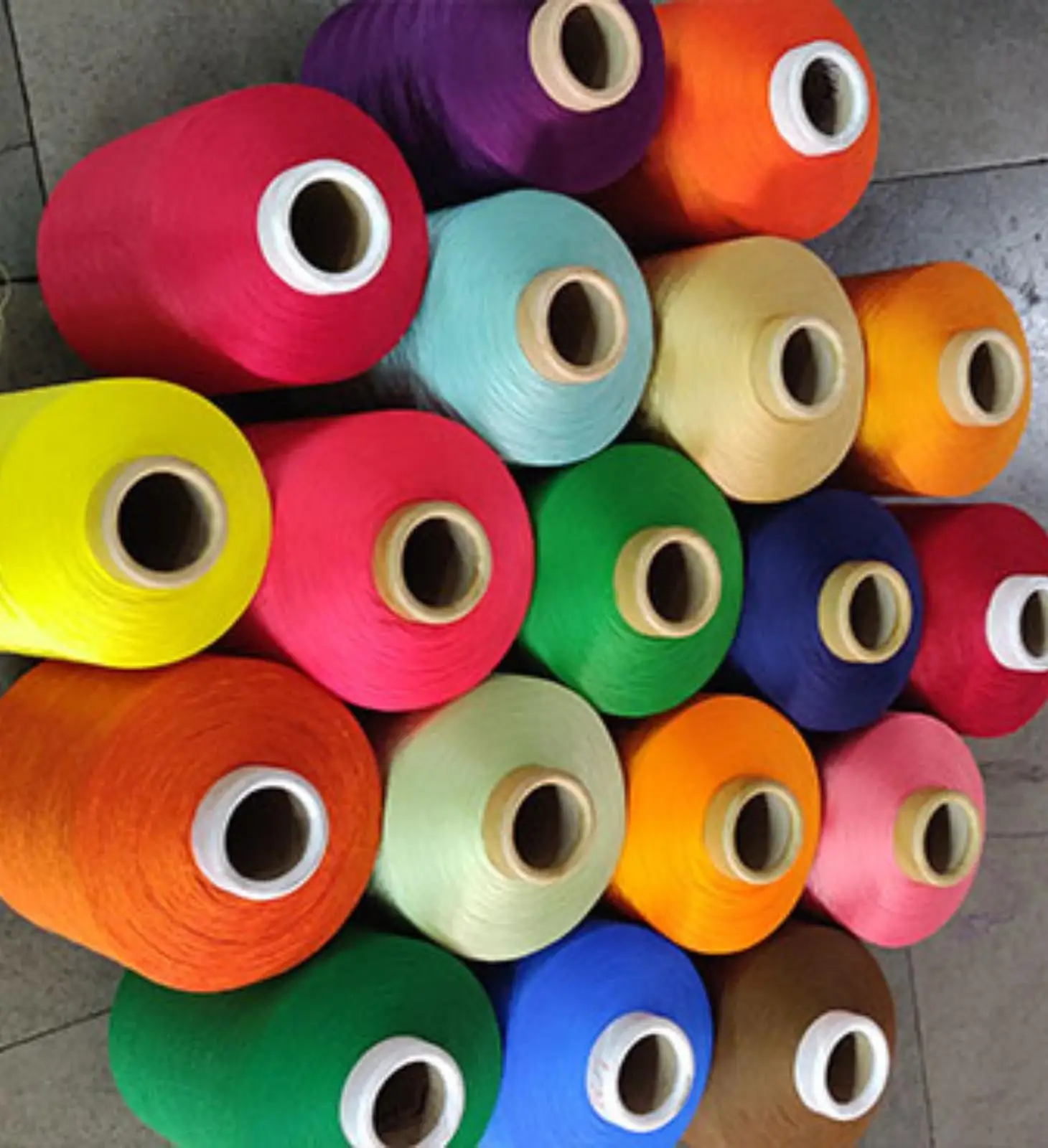 30/1000 High Tenacity Bright Dyed Embroidery Yarn with Fancy Lurex Metallic Filament Yarn for Sewing and Crafting